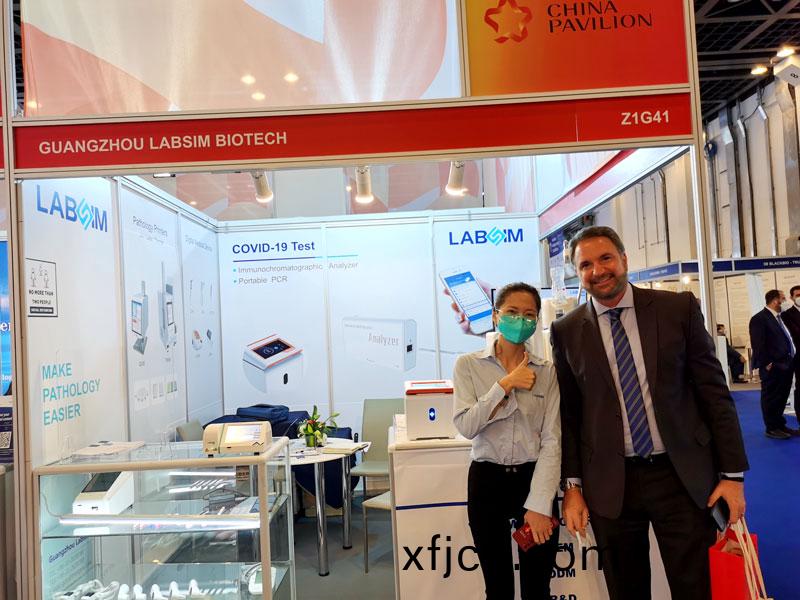 【展(zhan)會(hui)迴(hui)顧(gu)】藍勃生物精綵亮(liang)相2022 MEDLAB Middle East